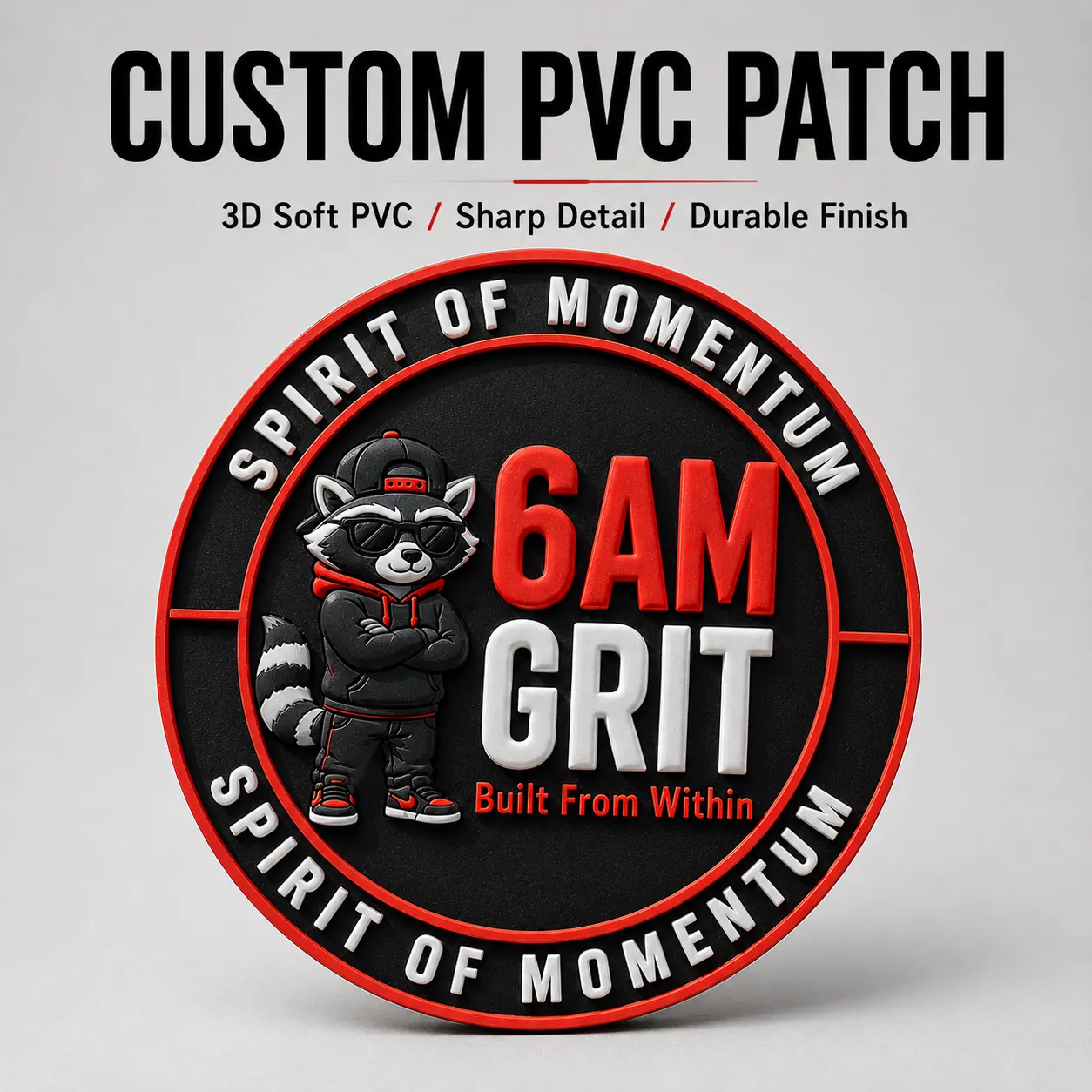 Custom PVC Patches real product sample